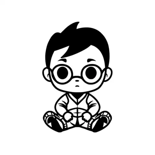 Baby Spiderman Silhouette SVG Design | SVG Files for Cricut & Print