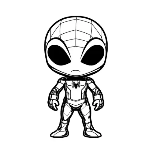 Baby Spiderman Silhouette SVG Design | SVG Files for Cricut & Print