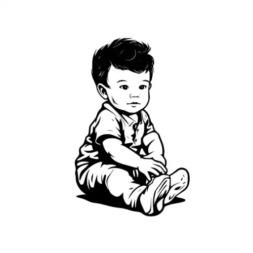 Baby Spiderman Silhouette SVG Design | SVG Files for Cricut & Print